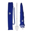 thumbnail image 2 of dig-git Beach Umbrella Navy Blue Vented Beach Umbrella with Shovel anchor, 2 of 2