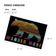 thumbnail image 4 of Lantern Press 1000 Piece Jigsaw Puzzle, Wander More, Black Bear, Abstract Mountain Scene, 4 of 5