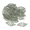 thumbnail image 1 of 30 Piezas de Aleación de Plata Hojas Huecas Colgantes Joyería de Bricolaje Perfecl Colgante de joyería de moda, 1 of 8