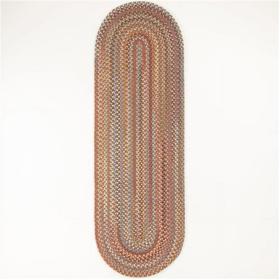 Rhody Rug BH77R024X072 2 x 6 ft. Bar Harbor Bombay Runner Rug, Multi Color