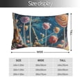 thumbnail image 2 of Rateoe Starry Sky Planet Lollipop Pattern Decorative Pillow Case,Throw Pillow Covers,Plush Pillow Cover,Soft Pillow Case,Velvet Pillow Case-14"x20", 2 of 6