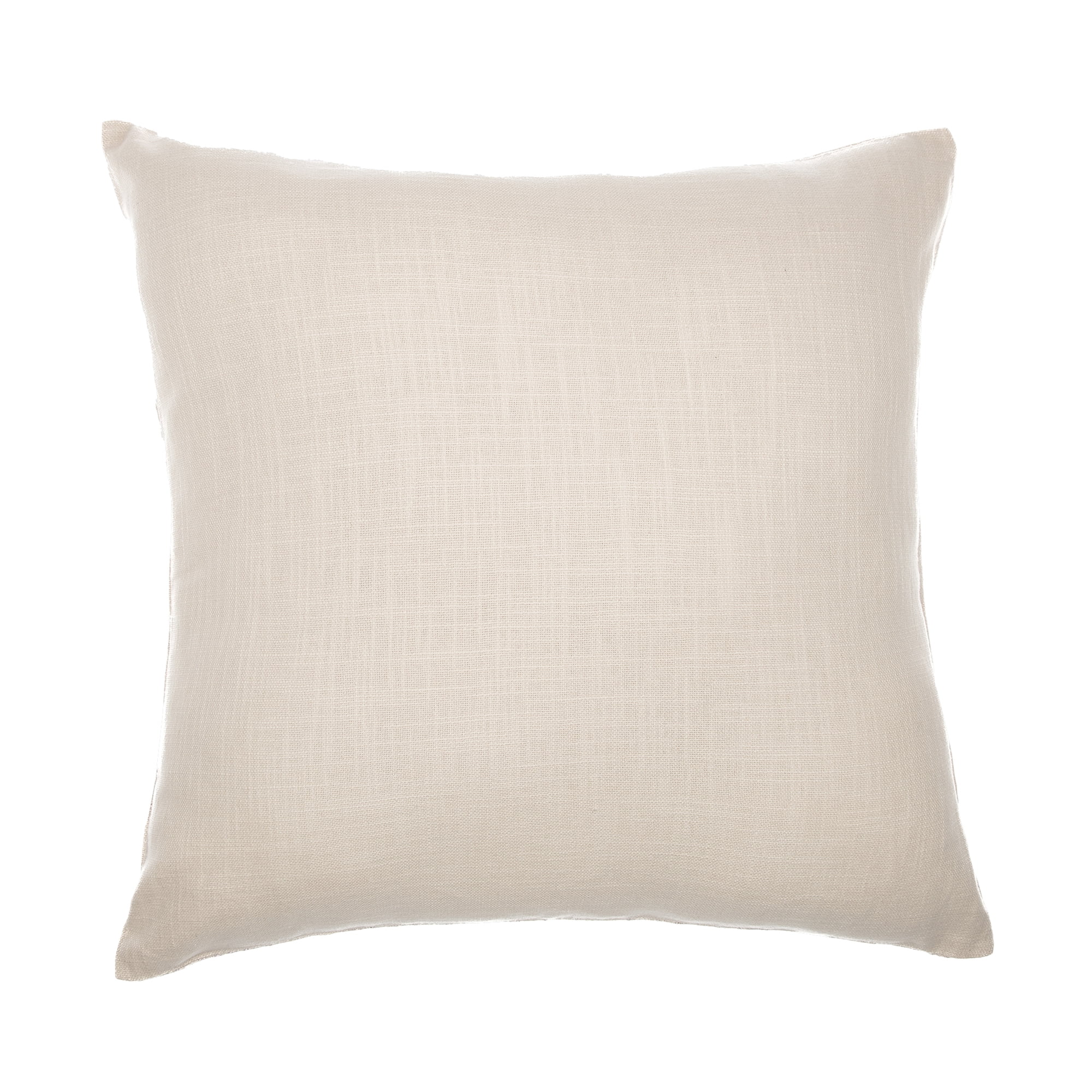 Ox Bay Stacy Garcia 24" x 24" Ivory/Lilac Embroidered Plaid Adult Decorative Throw Pillow