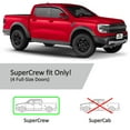 thumbnail image 5 of Voron Glass Tape-on Extra Durable Rain Guards for Ford Ranger 2024-2026 SuperCrew, Window Deflectors, Vent Window Visors, 4 Pieces - 100786, 5 of 9