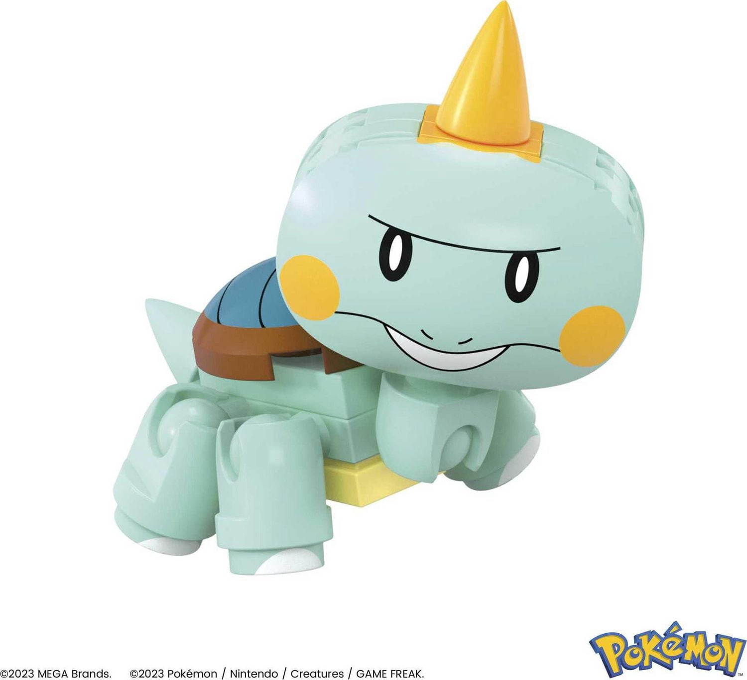 MEGA Pokémon Chewtle Building Toy Kit, Poseable Action Figure with Poké Ball - 22 Pieces