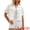 White, variant on DARING DIVA Women's Short Sleeve Denim Collared Button Up Cropped Jean Jacket S Light Blue