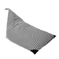 thumbnail image 1 of Sanmadrola Bean Bag Chair Cover for Kids or Adults Stuffed Animal Storage Sack Bean Bags (No Beans), Canvas, Strips, 1 of 7