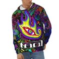 thumbnail image 2 of Tool Band Men's Hoodie With Color Drawstrings Sweatshirt Hooded Pullover Print Winter Coat Jacket Xx-Large, 2 of 9