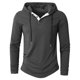 thumbnail image 2 of MHFRRA Sudadera Informal con Capucha y Manga Larga con Cordón para Deportes Al Aire Libre y Actividades de Ocio Diarias En Otoño E Invierno Negro, 2 of 8