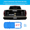 thumbnail image 2 of Mamoru Soft Roll Up 6'1" Truck Bed Cover Compatible for 1986-1997 Nissan Pickup Vinyl Tonneau Cover | Fleetside, 2 of 7
