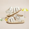 thumbnail image 5 of Baby Girls Boys Sandals Infant Summer Beach Shoes Anti Slip Rubber Sole Outdoor First Walking Crib Shoes, 5 of 6