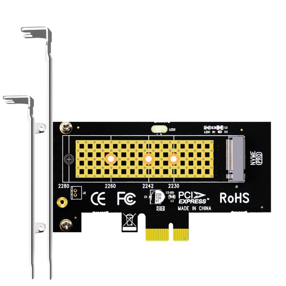 Adaptador M.2 NVMe a PCIe X1 GLORENDS PA09-X1 para SSD NVMe 2230/2242/2260/2280 M.2