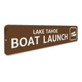 thumbnail image 3 of Boat Launch Lake Novelty Decor, Metal Wall Sign - 4x18 Inches, 3 of 4
