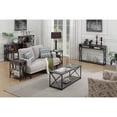 thumbnail image 5 of HomeStock Southwestern Style C End Table, C-Shaped Modern Design, Powder-Coated Metal Frame with Particleboard Top, Black Finish, 15.75" L x 10" W x 24.25" H, 5 of 7