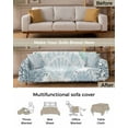 thumbnail image 3 of Coastal Shells Blue Sofa Couch Covers for 3 Cushion Couch,Washable L Shape Sectional Sofa Covers for Loverseat,Ocean Starfish Coral Conch Summer Beach Sea Slipcover Throw Blanket Futon Cover 71x134, 3 of 8
