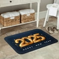 thumbnail image 7 of Pofeuu 2025 Happy New Year 6 Print Flannel Doormats Rug16"x24"Rug Washable Doormats Indoor Outdoor Rugs for Layered Front Door Mats, Porch, Kitchen, Entryway, 7 of 7