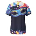 thumbnail image 5 of PMUYBHF T-Shirt à Manches Courtes Imprimé pour Femmes Printemps Été 2162 TG, 5 of 5