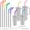 Rainbow, variant on Tomorotec 6-Pack Stainless Steel Reusable Straw with Silicone Tip 3 Sizes, Metal Drinking Straws Fit for Stanley Quencher Tumblers 40oz, 30oz, 20oz, 14oz, Cleaning Brushes Included (Rainbow)