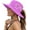 Pure Purple, variant on Sun Hats for Women Beach Hat Ponytail Hat Womens Sun Hat with UV Protection Wide Brim