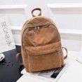 thumbnail image 2 of Women Vintage Rucksack Corduroy Backpack School Bag Casual Computer School Travel Handbag Rucksack, 2 of 4