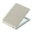 thumbnail image 1 of Uxcell Small Pocket Mirror for Purse, Rectangular Magnifying Foldable Silver Makeup Handheld Compact Mirror for Women, Purse, Travel, Girls, Gift(Beige, 3.35" x 2.44"), 1 of 7