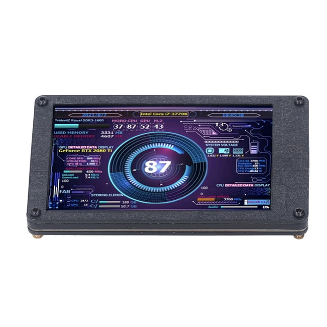 Mini Pantalla USB IPS De 3,5 Pulgadas, Compatible Con Temas Dinámicos, Monitoreo De Temperatura Del Host, Adecuada Para , Linux Y Con Materiales LCD