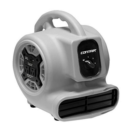 Contair Flo800gy Flow High Velocity Powerful Air Mover Carpet Dryer Floor Kitchen Drying Fan Grey