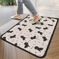 thumbnail image 4 of Dachshund Dog Door Rugs,Washable Non Slip Door Mats Indoor,Decorative Door Mats,Entry Mat Indoor for Entrance,Bedroom,Kitchen,Bathroom,30"x17", 4 of 6