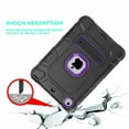 thumbnail image 6 of iPad mini Case; iPad mini 2 Case, iPad mini 3 Case, Dteck Shockproof Stand Kids Case Protective Cover, Black / Purple, 6 of 6