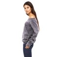 thumbnail image 4 of Bella + Canvas Ladies' Sponge Fleece Wide Neck Sweatshirt - 7501, 4 of 4