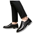 thumbnail image 6 of Men's Perforated Faux Leather Slip on Loafers, Breathable Hollow out Soft Lightweight Casual Dress Shoes for Driving Travel Walking Office, 6 of 6
