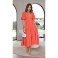 thumbnail image 2 of Nouvelle Robe pour Femmes 2024 avec Encolure en V et Taille Cintrée, 2 of 5