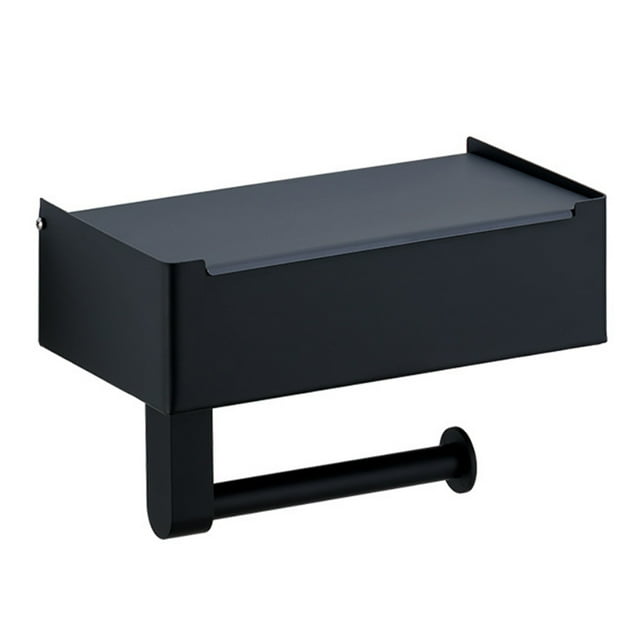 Soporte de papel higiénico Ticfox con estante Acero inoxidable para baño