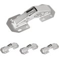 thumbnail image 1 of 4-Pack Hidden Hinges for Cabinet Doors Frameless, Concealed Cabinet Hinges, Surface Mount Hinges, 1 of 4