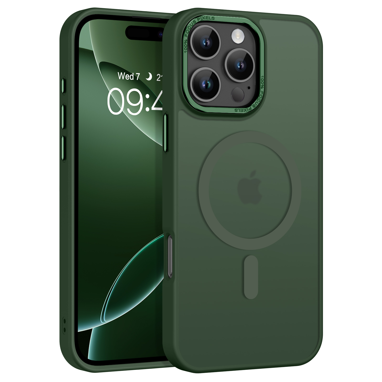 Bentoben iPhone 16 Pro Max Case Matte Green MagSafe photo 2