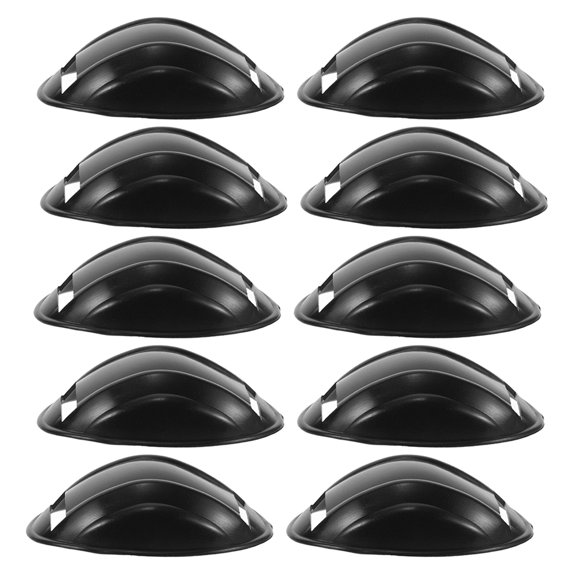 FRCOLOR 10pcs Helmet Chin Pads For Hard Hats Adjustable Helmet Face Mask Chin Cups Anti-Slip Softball Chin Pads For Motorcycle Cycling And Ski Helmets