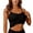 Black, variant on Womens Summer Tops Women Plus Size Summer Sleeveless Yoga Workout Tank Top Built-In Padded Breathable Camisole Undergarment Light Thin Basic Inner Wear Daily Casual Summer White XXL