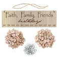 thumbnail image 2 of Vintage Family Friends Birthday Reminder Calendar Board, (15.8"x4.8" with 100pcs wood tags), Days to Remember Wooden Calendar Sign Plaque, DIY Birthday Calendar Mother's Day Gift for Mom, 2 of 5