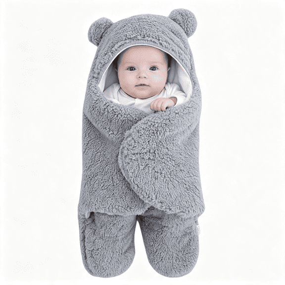 SIRIA Baby Essentials Sleep Sack Sleeping Bag Newborn Essentials Must Haves Swaddles for Newborns Baby Swaddle Bebe Esssentials for Newborn Find a Registry (1,Gray,0-6 M)