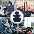 thumbnail image 3 of WXLCISI Car Seat Insert,Car Seat Insert for New Born,2 in 1 Baby Head Neck Body Support Pillow,Baby Stroller Cushion,Breathable Polyester Fiber Liner Mat,For Carseats Pushchair, 3 of 6