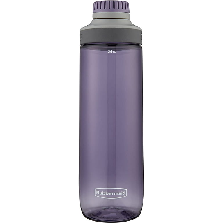 Rubbermaid Leak-Proof Chug Water Bottle, 24 oz, Dusty Lilac 