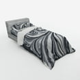 thumbnail image 3 of Ambesonne Abstract Bedding Set 4 Pcs, Black White Surreal Art, Queen, Grey, 3 of 3