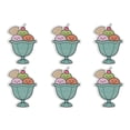 thumbnail image 4 of Lot de 12 Serviettes 3 Plis en Forme de Crème Glacée - Ensemble de 6, 4 of 4