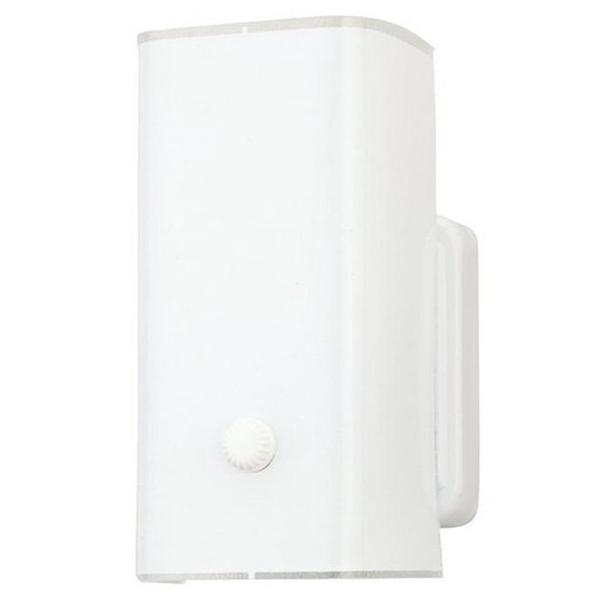 Westinghouse 1 Light Wall Fixture White Finish Base White Ceramic Glass