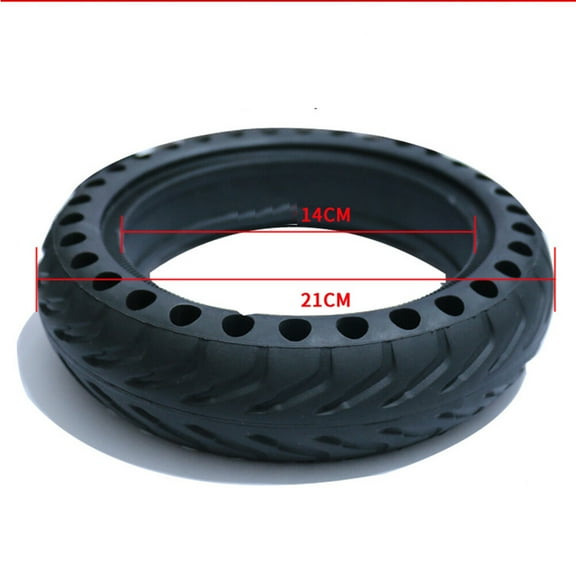 Worgeous Electric Scooter Honeycomb Tires Inflatable Damping Shock Absorbent Rubber Black 8 5 Inches