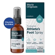 Marie Originals Athletes Foot Spray, Antifungal Treatment, Itch Relief and Foot Deodorant for Women and Men Travel, and Work, 1 Fl. Oz