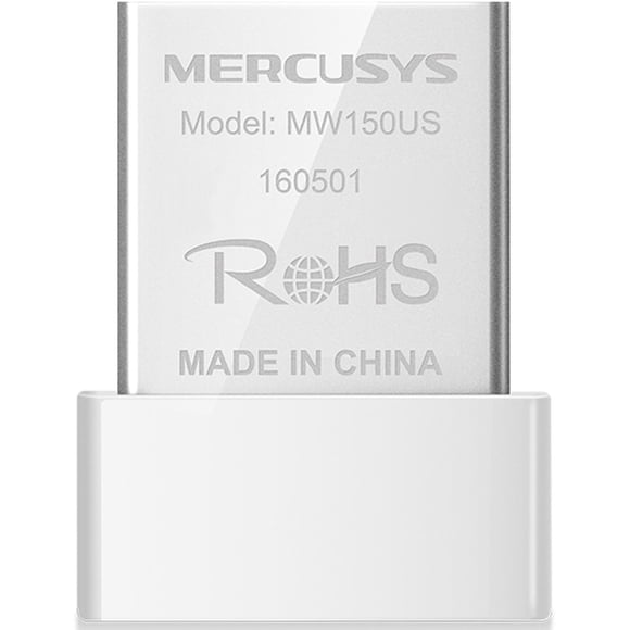 Nano Adaptador Inalámbrico USB Mercusys MW150US Wireless N Wi-Fi