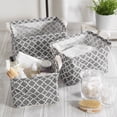 thumbnail image 2 of Contemporary Home Living Set of 2 Gray Rectangular Laundry Bin 12", 2 of 2