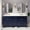 Royal Blue, variant on Madison 72" Double Bathroom Vanity with Royal Blue Cabinet and Carrara Marble Top