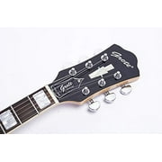 Grote Jazz Electric Guitar Semi-hollow Body Chrome Hardware (natural)