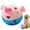A, variant on MKKAS Active Moving Pet Plush Toy Interactive Dog Toys Talking Moving Dog Ball Toy, Washable Cartoon Pig Plush Sound Electronic Dog Toy, Shake Bounce Boredom Toys for Dog, Pets, Cats